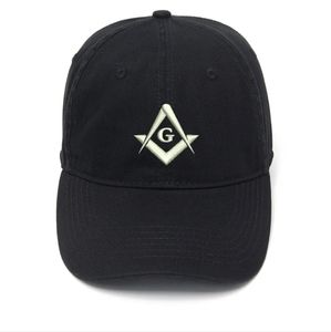 Men's Baseball Caps Masonic Embroidered Dad Hat Velcro backstrap Embroidery Hat